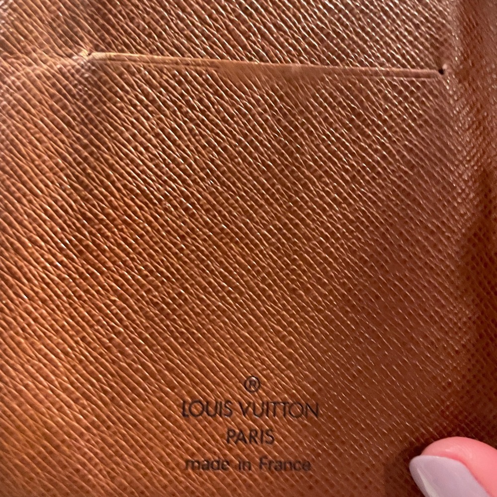 Monogrammed Brown Wallet - Picture 11 of 12